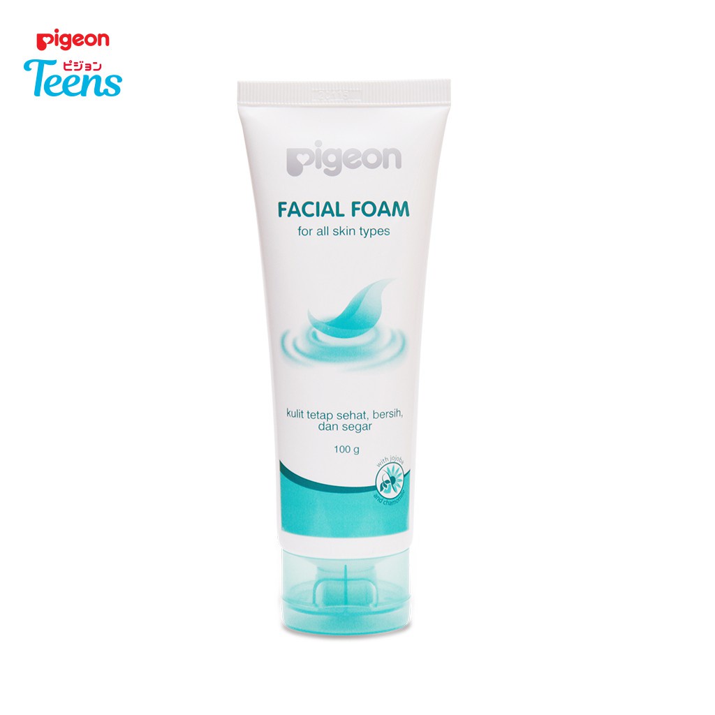 Pigeon Facial Foam 100gr | 40gr | Sabun Muka / Pembersih Wajah teen