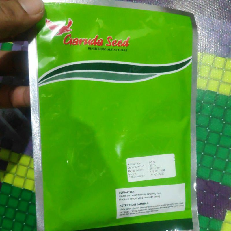 Benih Buncis 50gr Patriot Garuda Seed Kemasan Original Bibit Buncis