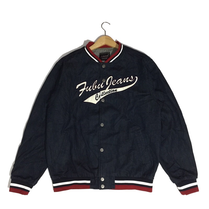 Crewnack / Hoodie / Jaket / Varsity Fubu Denim Second / Bekas / Preloved