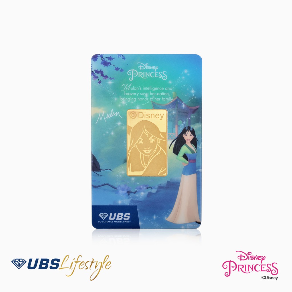 UBS Logam Mulia Disney Princess Mulan 10 Gram
