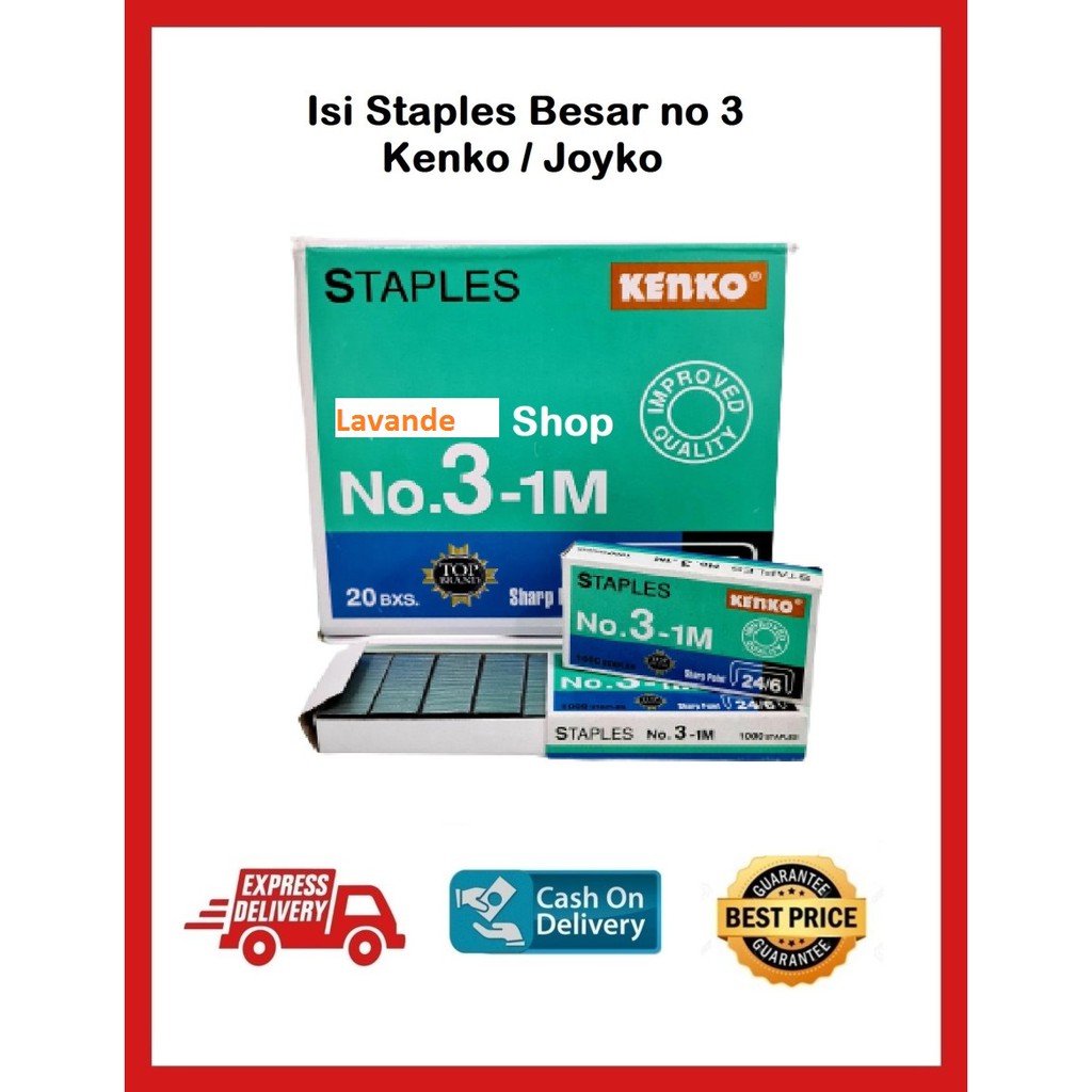 

ISI STAPLES BESAR NO 3 KENKO
