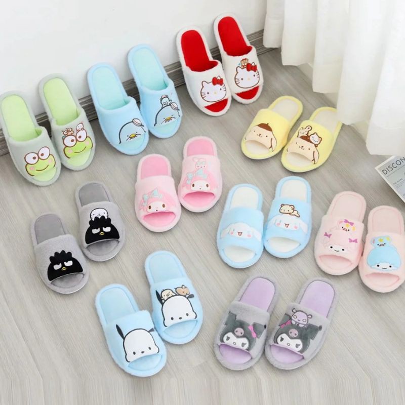 Sandal slippers Donald Gudetama Mickey Alien Pooh Hello Kitty Duffy Sailoor Moon