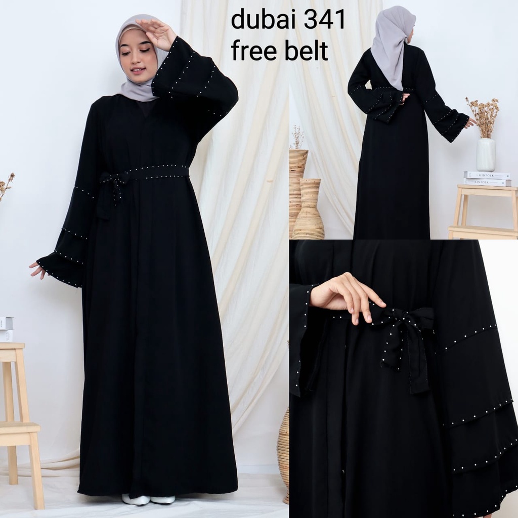 murah gamis abaya turkey terbaru- busana muslim - abaya arab kekinian-gamis hitam terbaru-abaya pita