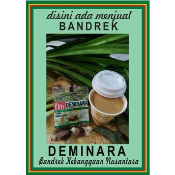 Minuman Herbal Instant Bubuk - Bandrek Sehat Instant Deminara 1Sachet