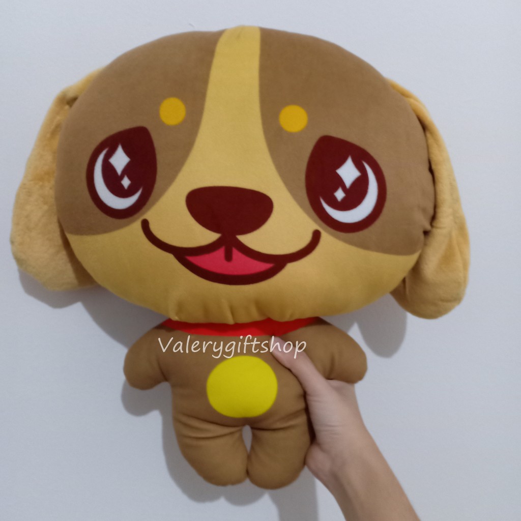 Bantal Boneka Binatang Anjing Dog Doggy Beagle Coklat