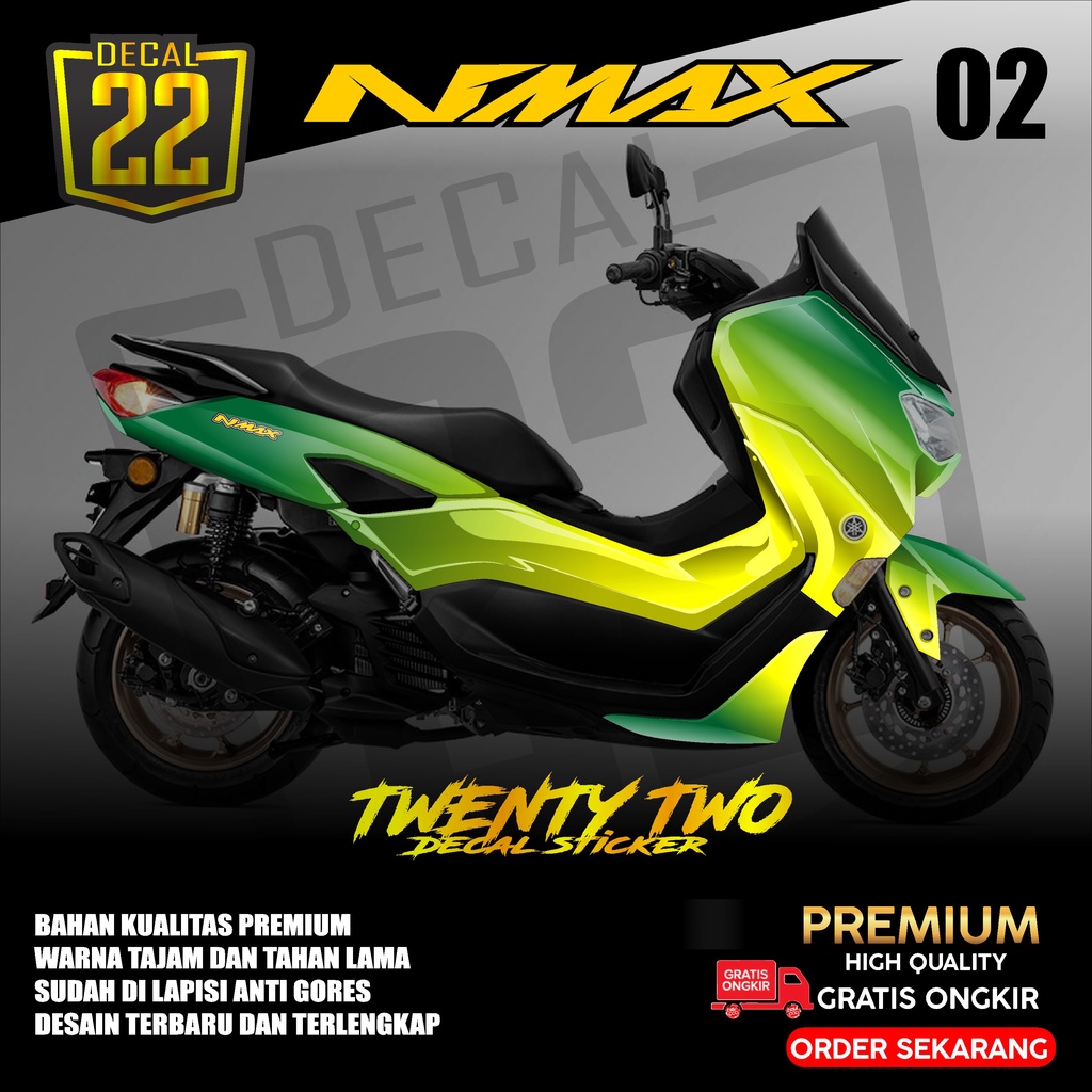 Decal stiker yamaha Nmax 2021 Full Body Stiker Nmax 2021 Full Body kode 02 Podo