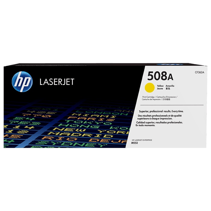 Toner HP 508A Yellow Original LaserJet Cartridge - CF362A