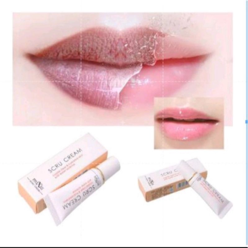SCRU CREAM MIXIU PEMBERSIH KULIT BIBIR