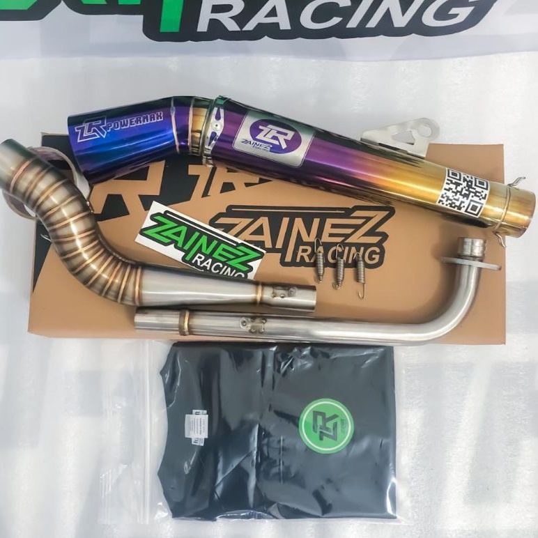 Open Pipe Zainez exhaust xrm 110/125 fi/rs125 fury carb /fi rader j110 wave 125/100 xrm110 rs 110 rs