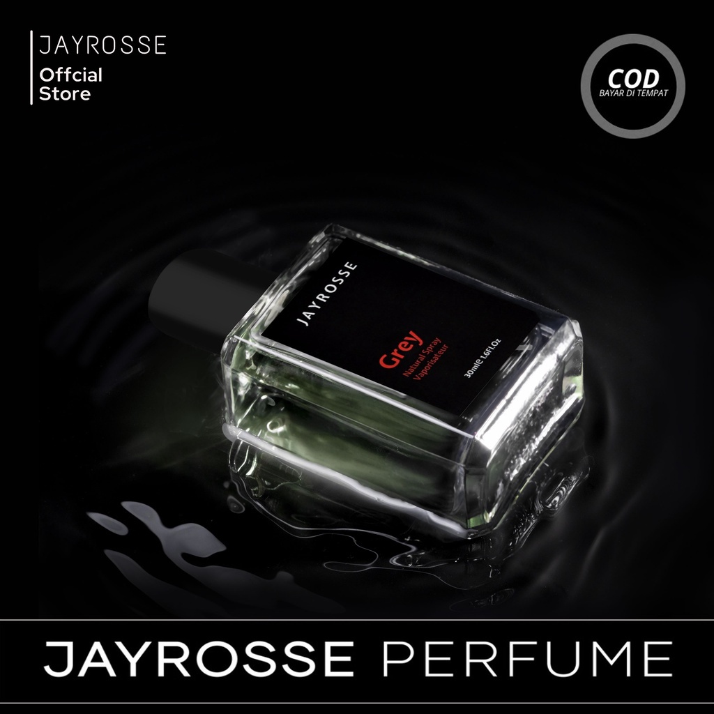 Jayrosse Grey Perfume - Parfum Grey Jayrosse  Tahan Lama Seharian