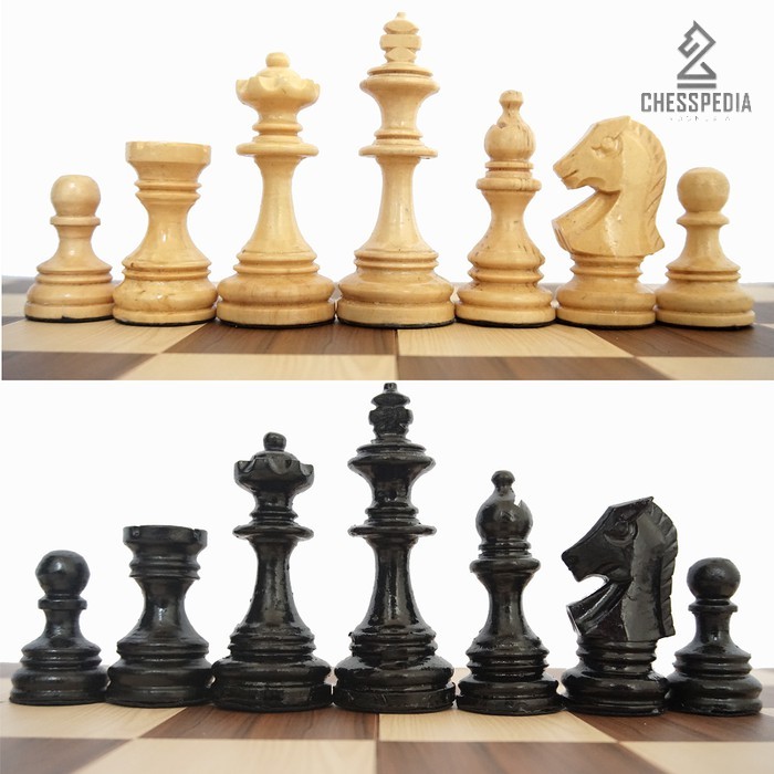 Chesspedia Bidak Catur Kayu Mentaos Model Semeru Standar Percasi