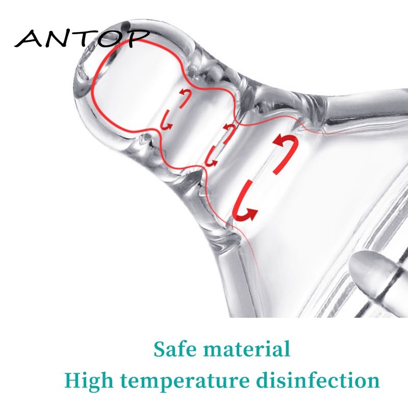 Dot Klasik Penggantian Puting Lebar Untuk Botol Susu Klasik Bebas BPA ANTOP