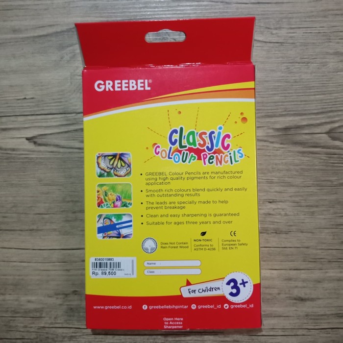 

WARNAPENSIL- PENSIL WARNA GREBEL 36 CLASSIC -PENSIL WARNA