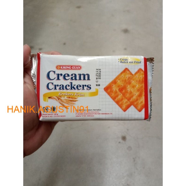 

Khong Guan Cream Crackers 120gr SS91