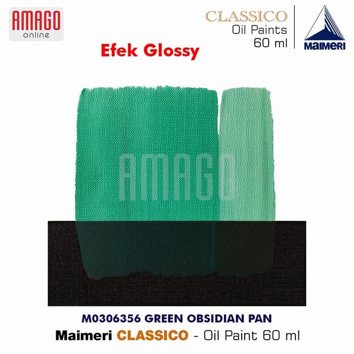 MAIMERI CLASSICO - OIL PAINT - EMERALD GREEN - 60ML - M0306356