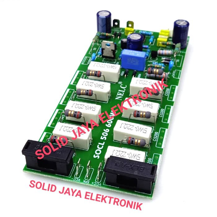 KIT DRIVER SOCL 506 NELC SOCL506 600W NELC KIT POWER AMPLIFIER AUDIO SUPER OCL MONO 506 NP-239 NP239