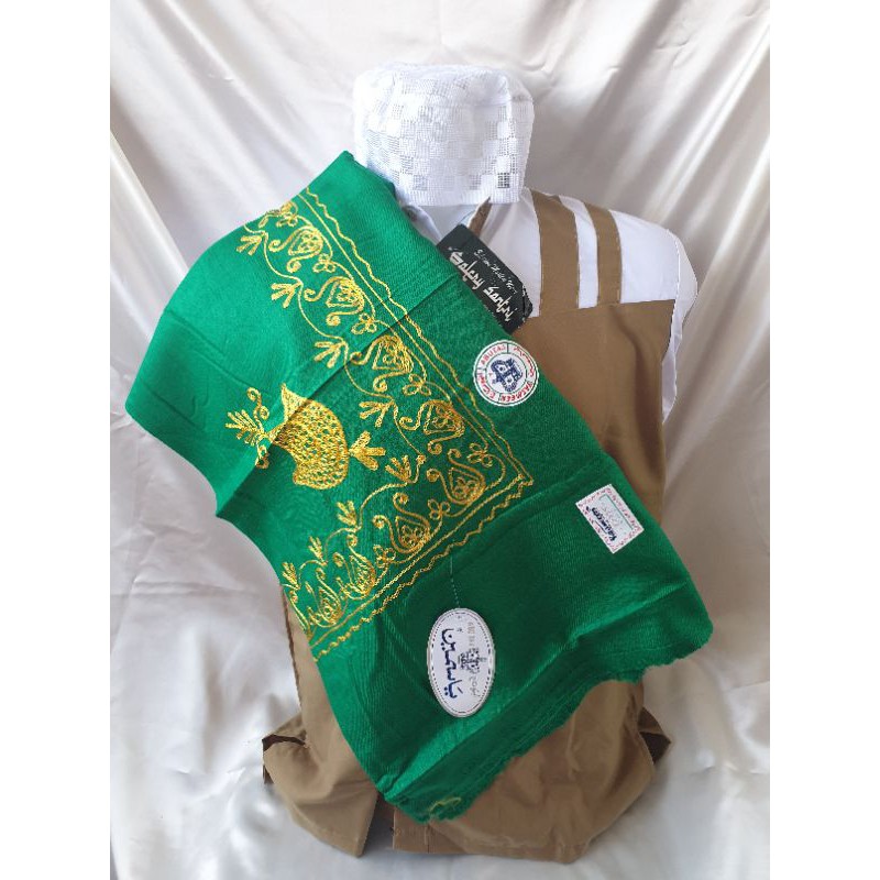 SORBAN HIJAU BORDIR SORBAN ALMAS BORDIR HARGA TERMURAH