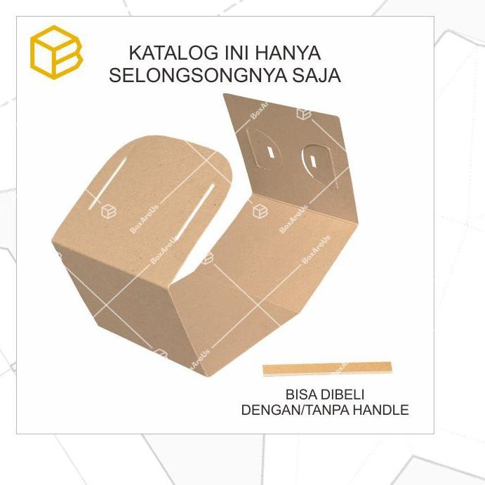 

PROMO SPESIAL Dus Kue Paper Lunch Box Nasi Kemasan Packaging Selongsong | SL121210