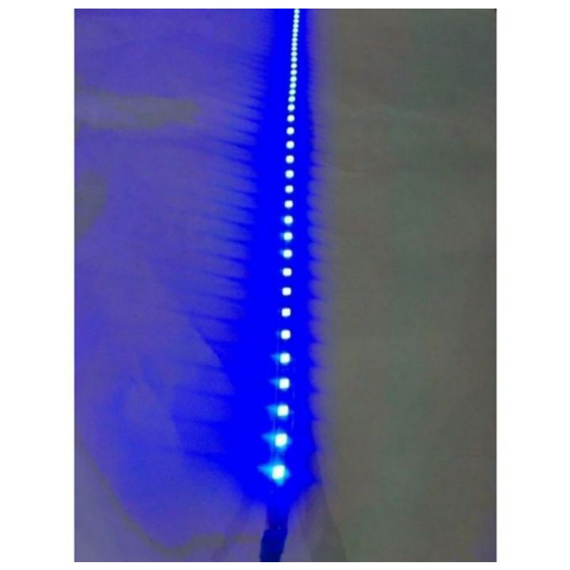 Lampu LED Strip Fleksibel Karet 45cm 24v 3 Kabel Jalan Running