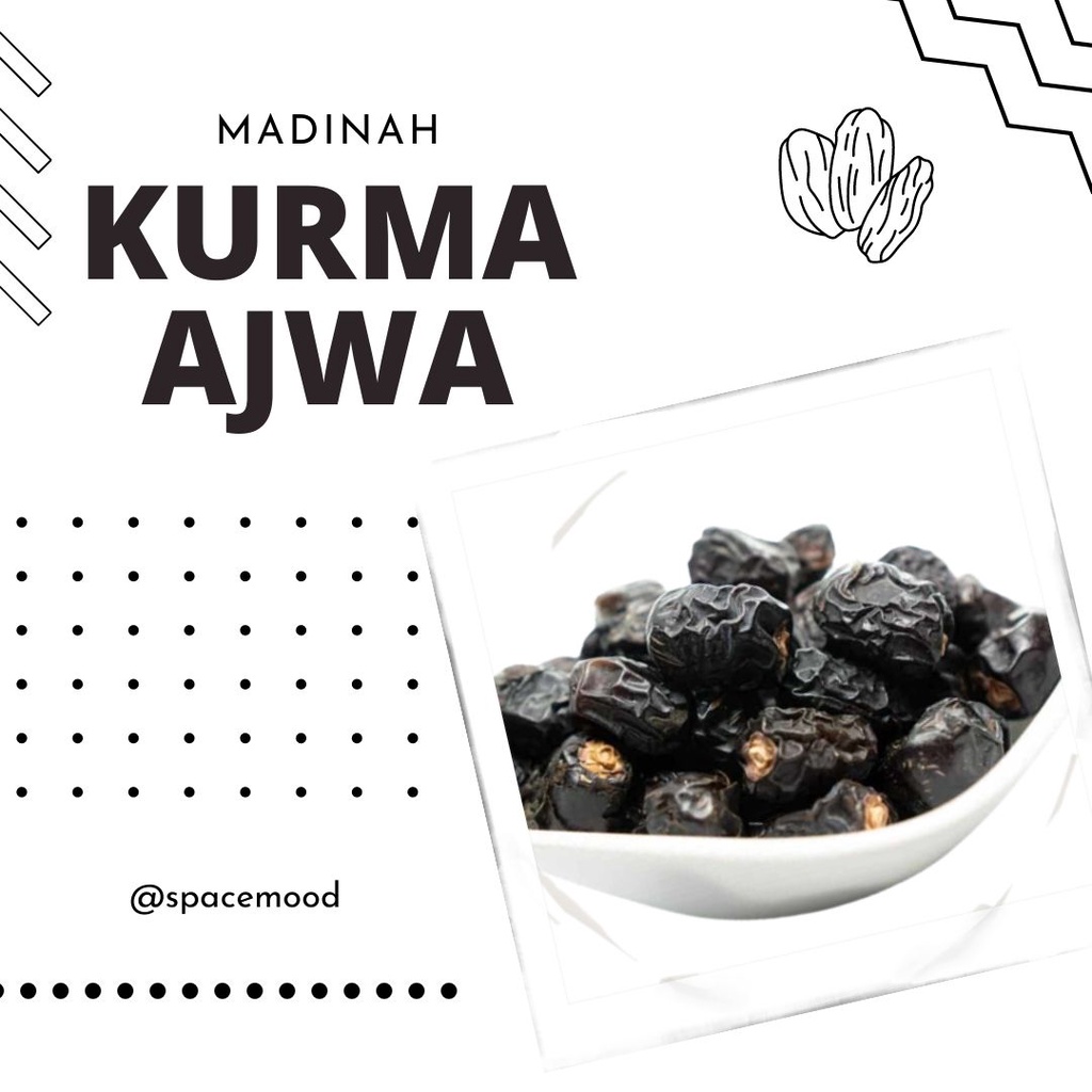 

Kurma Ajwa Asli / Kurma Nabi Super Asli Madinah