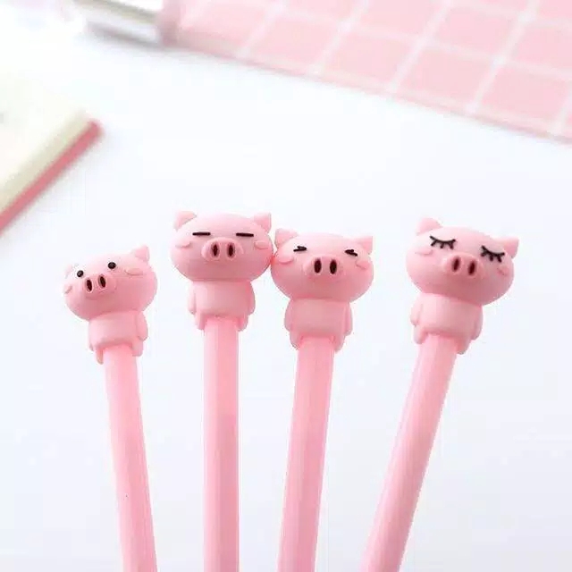 

Pen Gel Karakter Pena Murah Pulpen Cute Piggy Motif Babi Bolpoint Lucu Stationary Alat Tulis Anak
