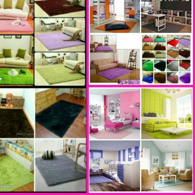 LSI karpet bulu busa 200x150x2cm .