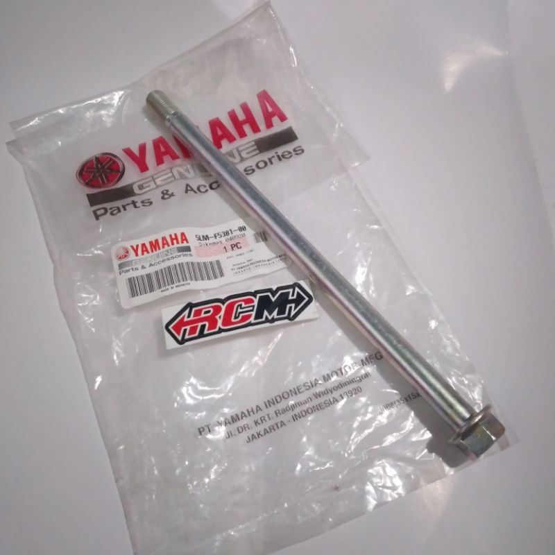 5LM-F5381-00 AS RODA BELAKANG VEGA R LAMA VEGA R NEW JUPITER Z LAMA 105 ORI ORIGINAL YAMAHA ASLI