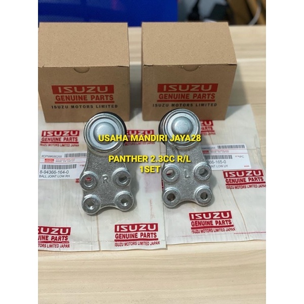BALL JOINT LOWER BALL JOINT BAWAH ISUZU PANTHER 2.3CC SET KIRI KANAN 2PC