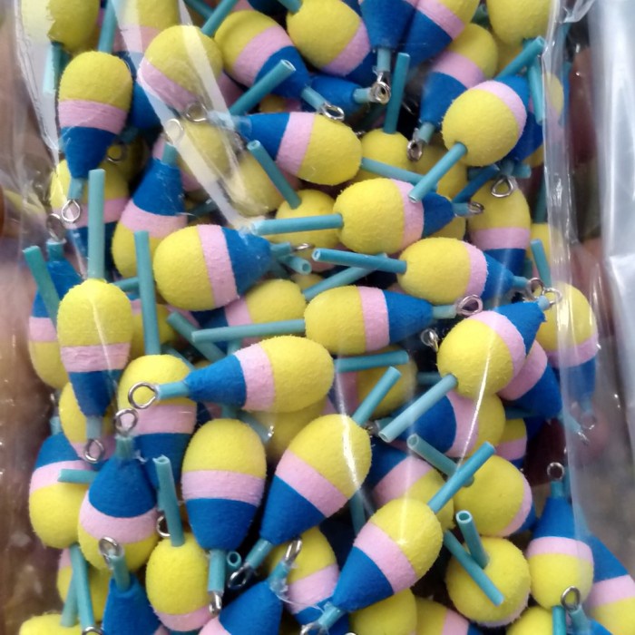 pelampung pancing spon/busa ukuran kecil huh