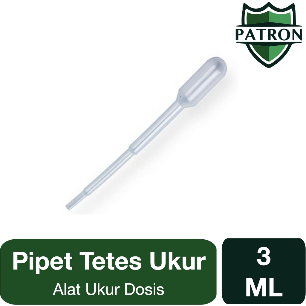 Alat Ukur - Pipet Tetes - Alat Ukur Dosis Pestisida - Kapasitas - 3 ML
