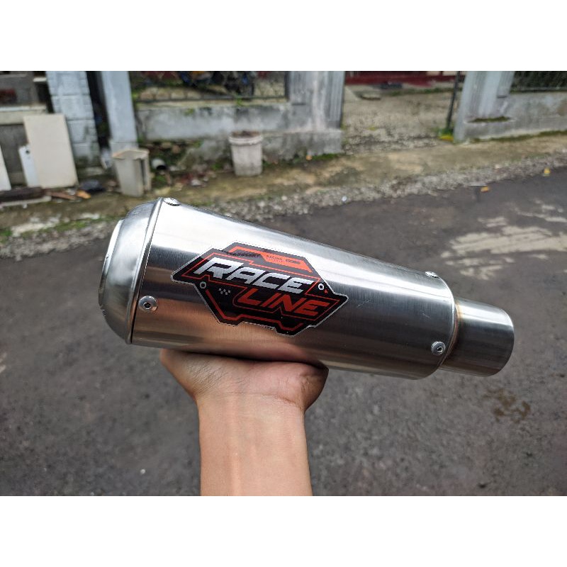 knalpot racing road race copy cld mp5 jupiter honda sonic satria fu beat