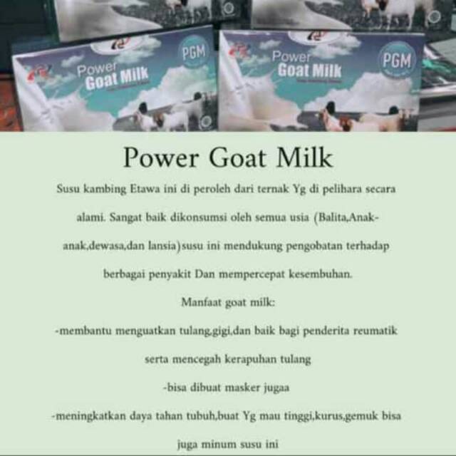 

susu kambing etawa