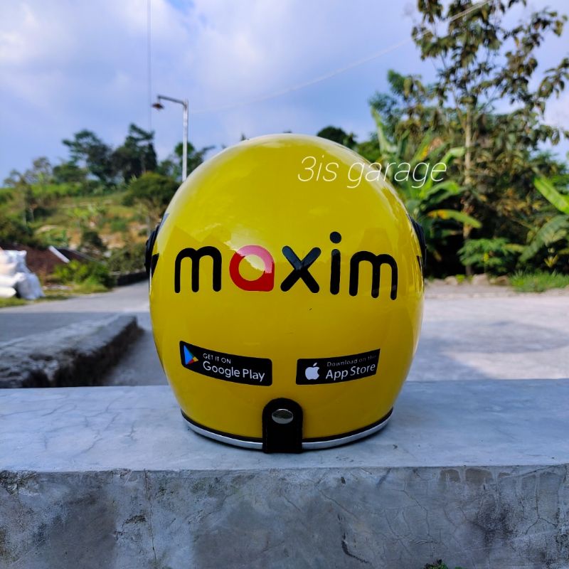 HELM MAXIM BOGO OJOL TERBARU KACA PILOT