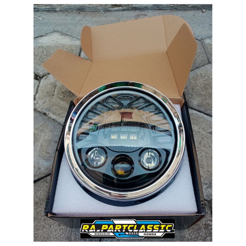 LAMPU DAYMAKER TIGER REVO 7 INCHI SET BATOK TIGER REVO