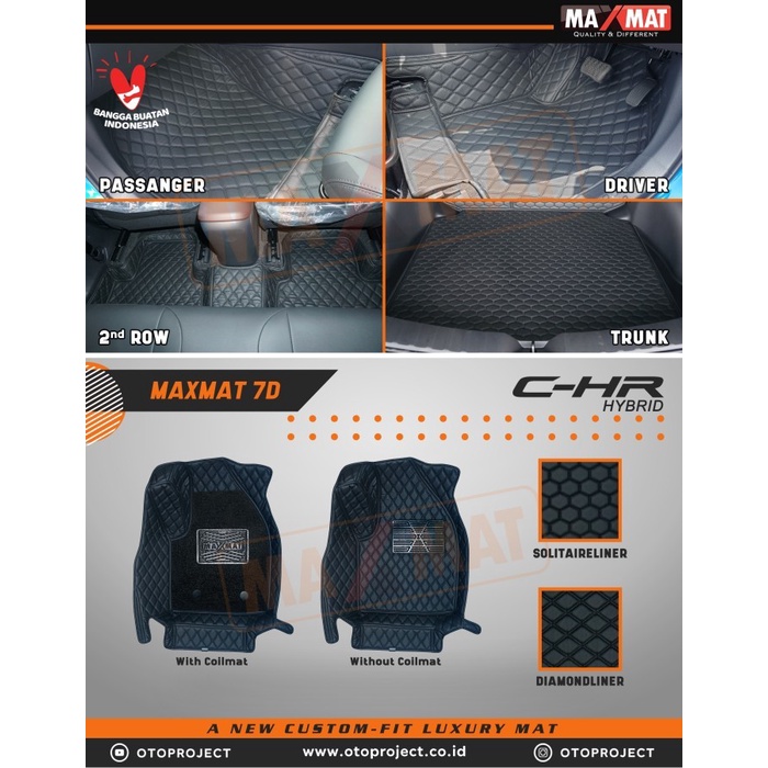 Otoproject Karpet Mobil 7d Toyota Chr