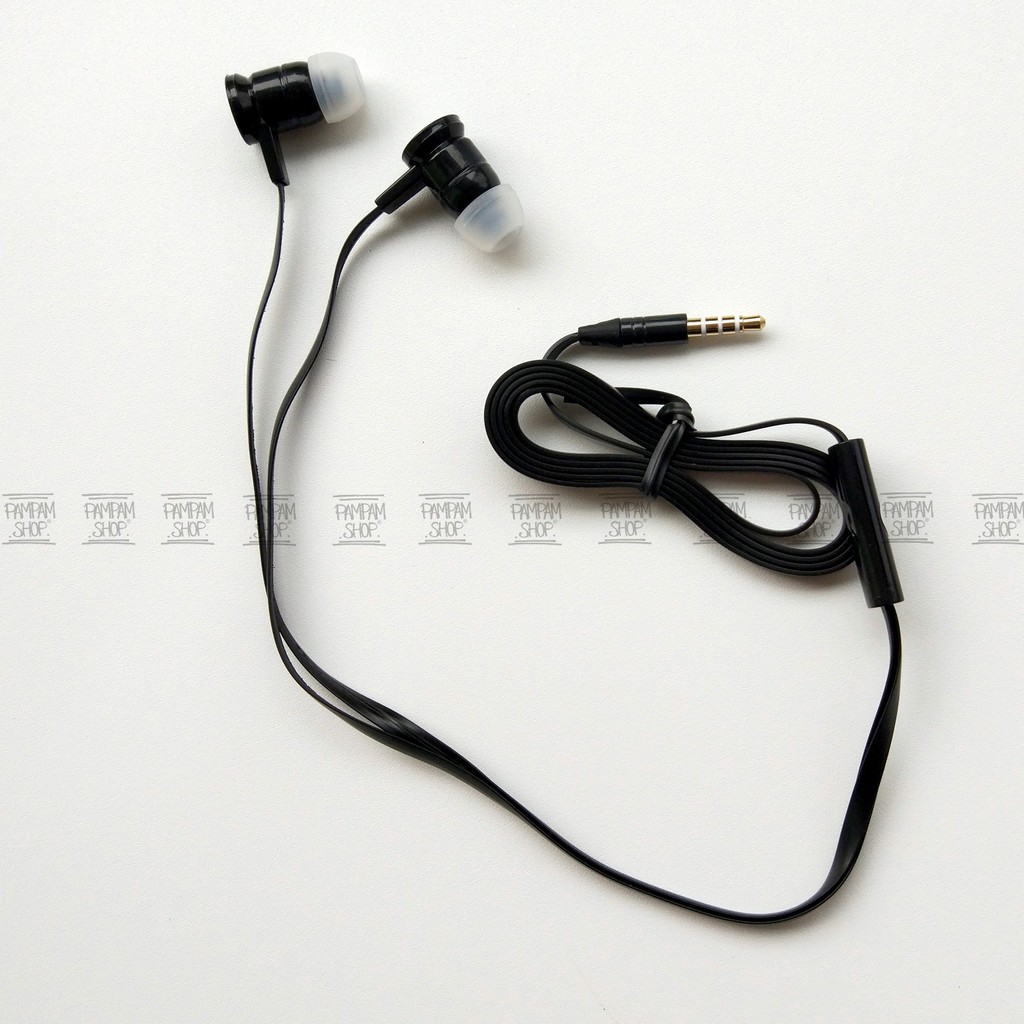 Super Bass Stereo Headset Earphone Handsfree Vivo Hitam Y21 Y28 Y31 Y35 Y51 Y55 Y53 Y67 V5 V5S Plus