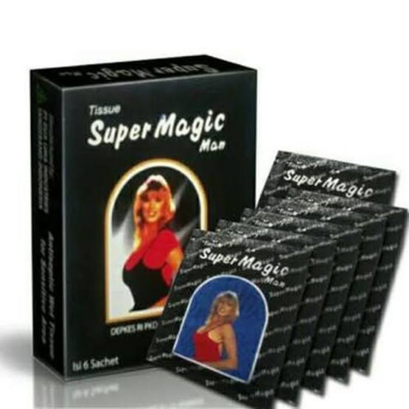 TISSUE SUPER MAGIC MAN TISU MEJIK POWER