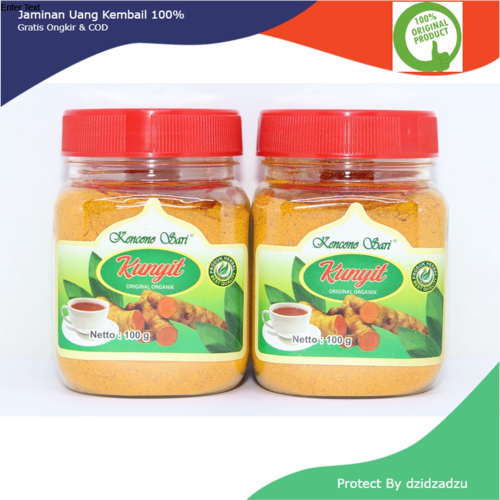 

Kunyit Serbuk Organik Kencono Sari 100%Asli Original 100 gram