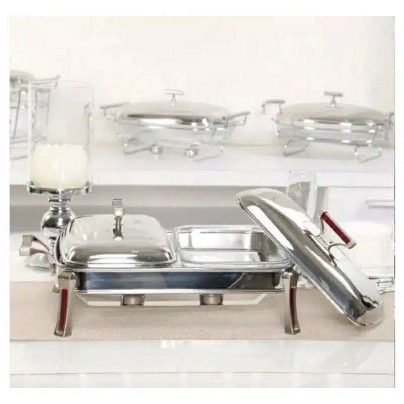 Karelia twins prasmanan ichef / Rectangular Warmer 2x1.5 liter