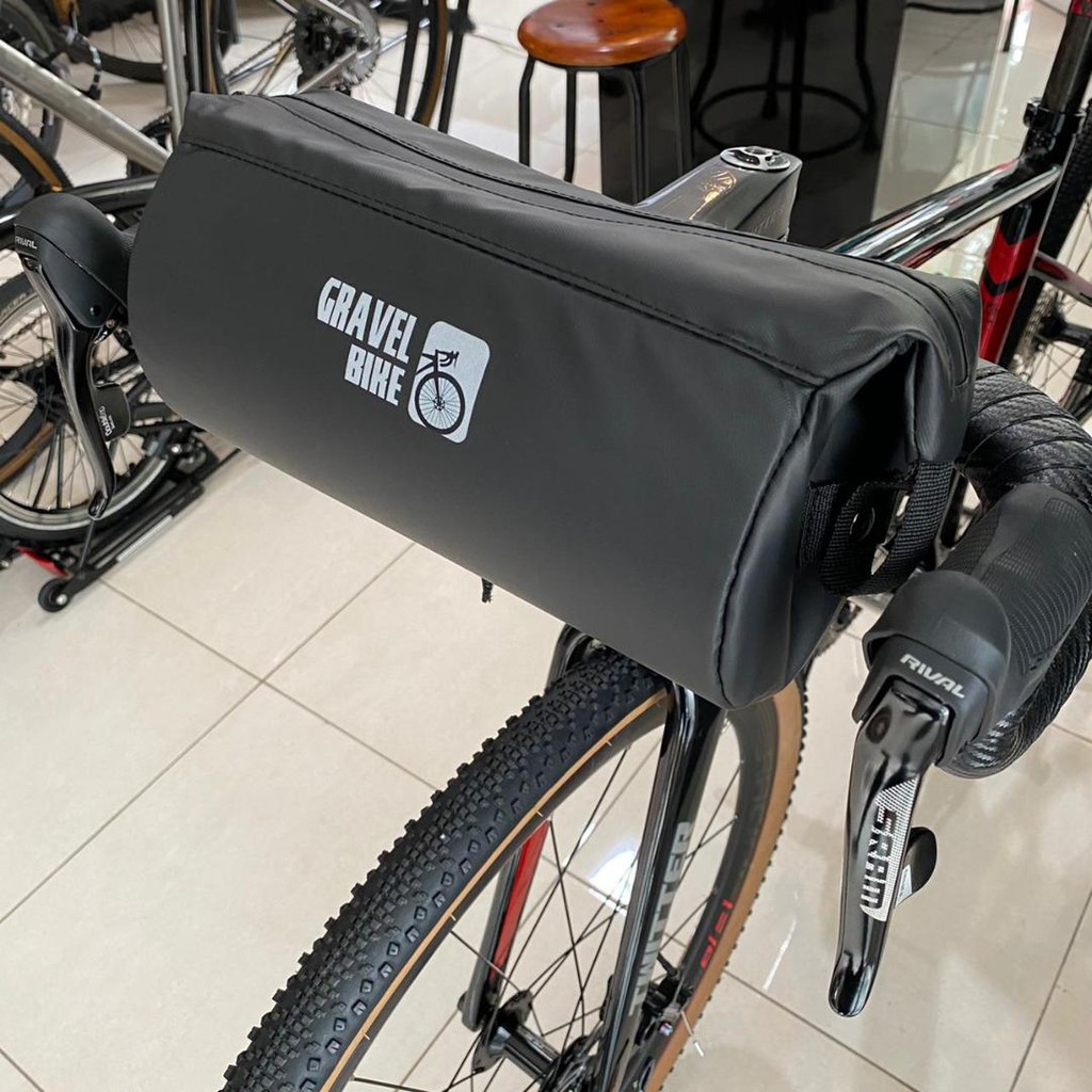 GRAVEL Bike Front Handlebar Bag - Tas Depan Sepeda Gravel Bag Tabung