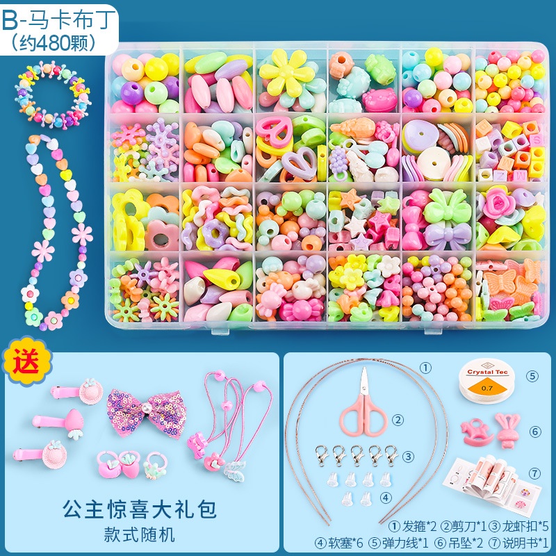 TweedyToys - DIY Aksesoris / Mainan Kreatifitas Anak/ Meronce Manik-Manik Gelang Kalung