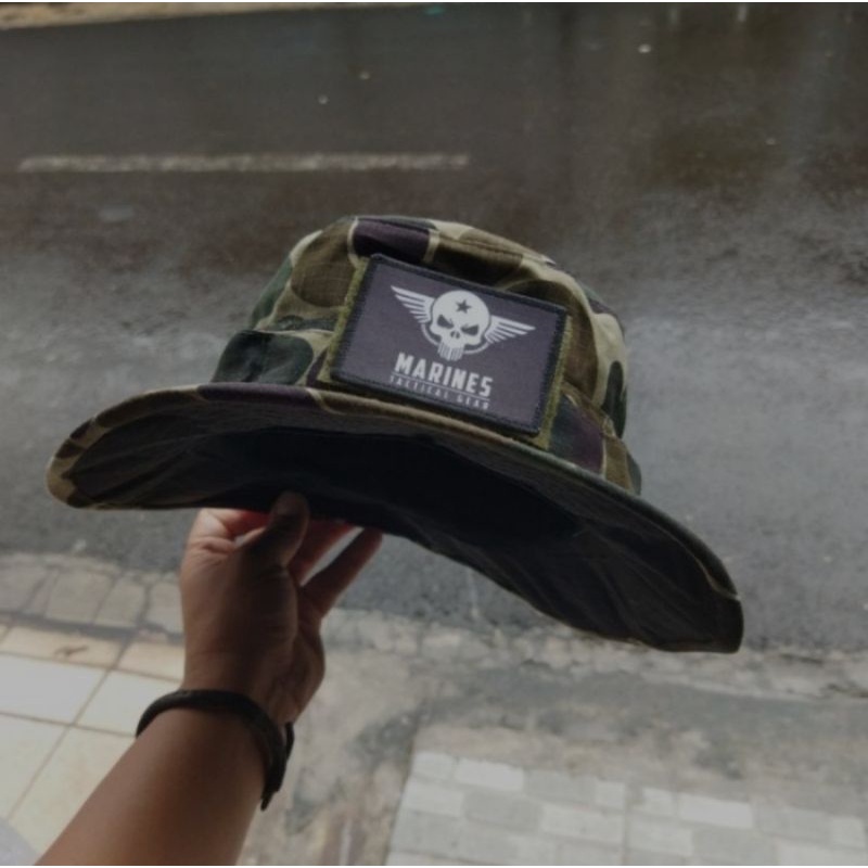 Topi Rimba Loreng KKO Kawat Exclusif