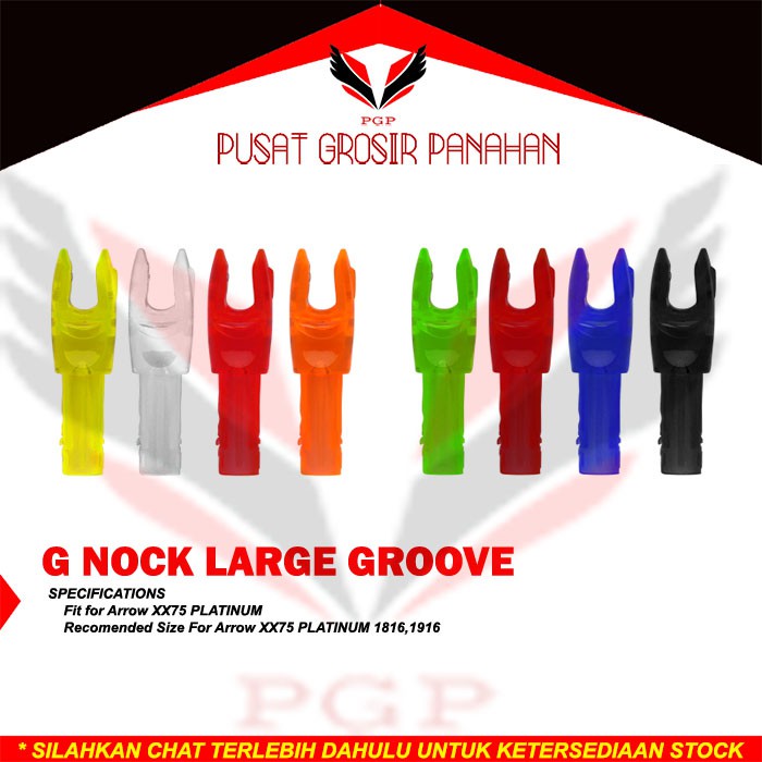 Nock Arrow Platinum / G Nock / Pusat Grosir Panahan