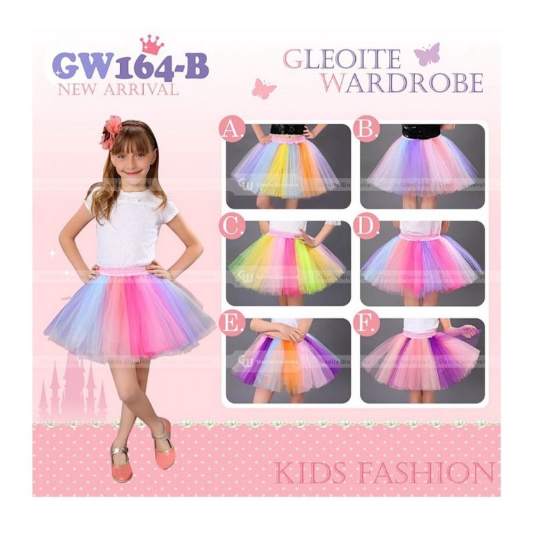 Rok Tutu Tile Rok Balet Tari Nari Menari Pesta Dansa Ulang Tahun Party Anak Kecil Cewek Perempuan Gi
