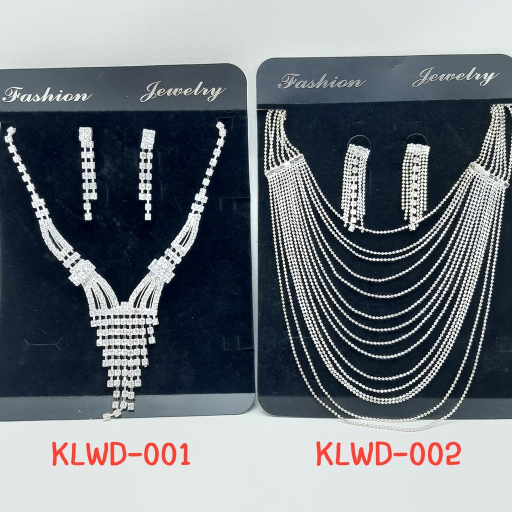 [TERMURAH] Set Kalung Anting Wedding / Kalung Anting Pengantin / Kalung Wedding Model Import