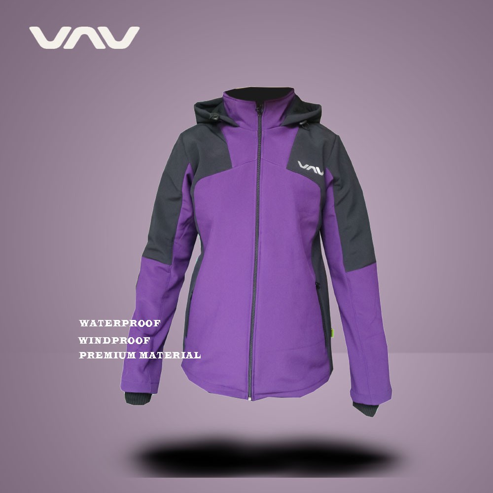 Jaket Motor Cewek Waterproof Windproof Outdoor Harian