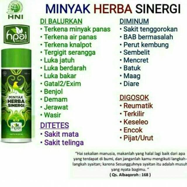 

MHS (Minyak Herba Sinergi)