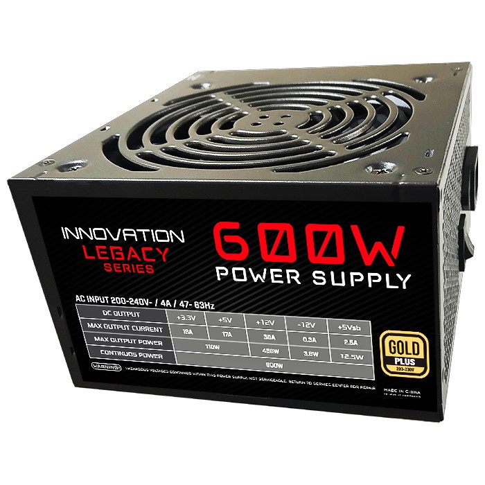 PSU Innovation 600Watt 80+ Gold