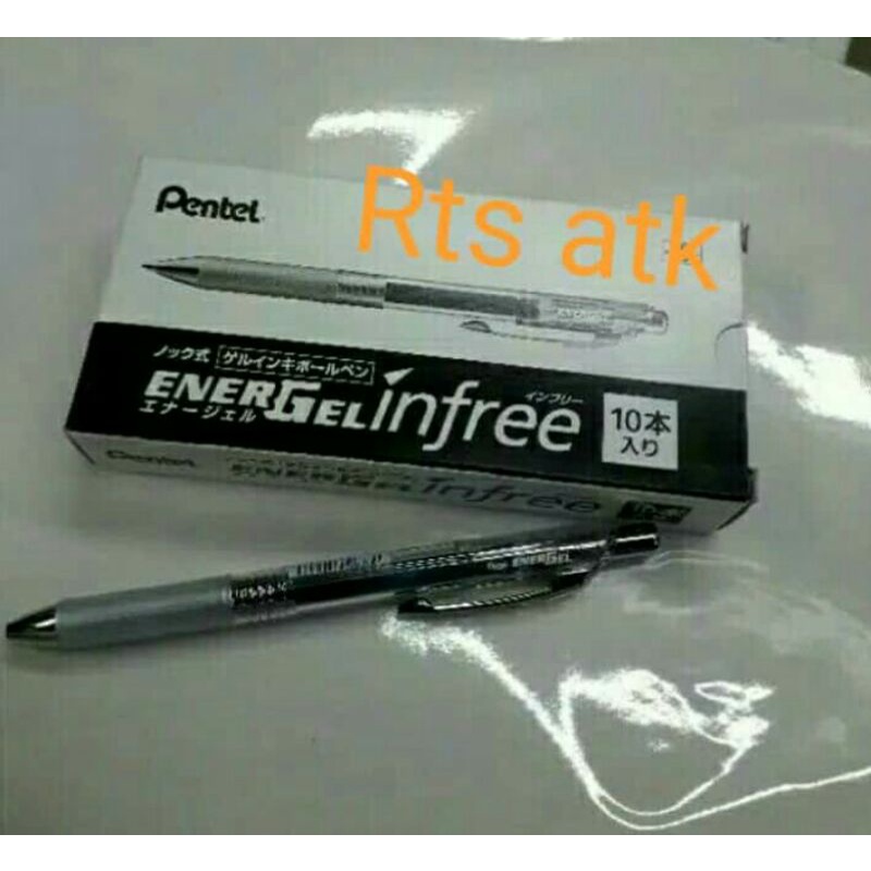 

pena pentel energel infree 0.7mm isi 10pcs