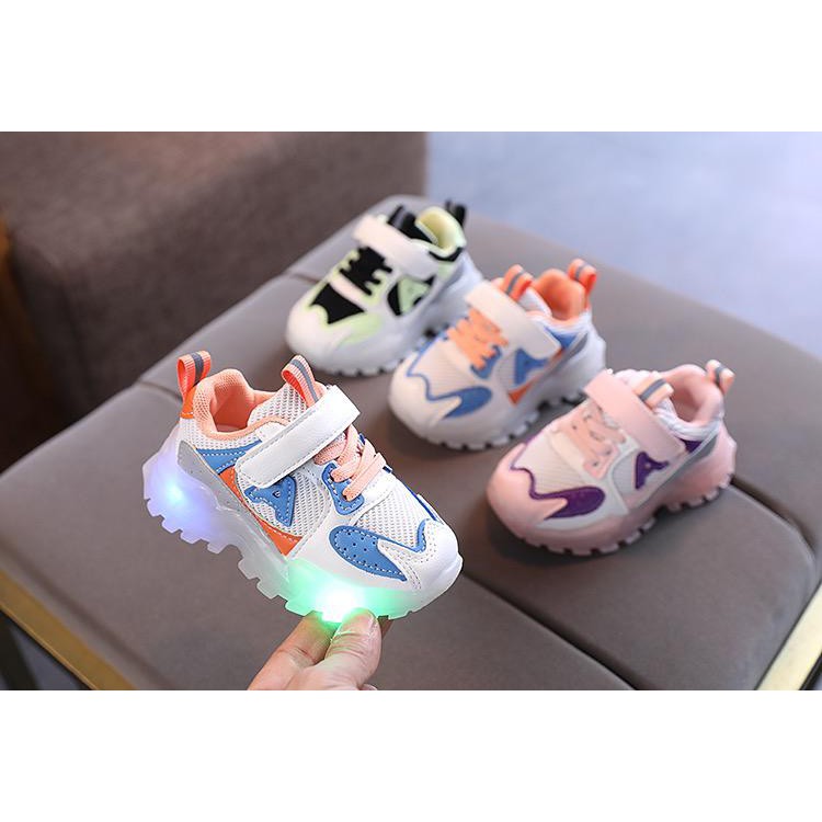 MetaCollections Sepatu Sneaker 4-6 th Casual Bahan Rajut Breathable / Sepatu Anak Casual Import Usia 1-5 Tahun MTK03